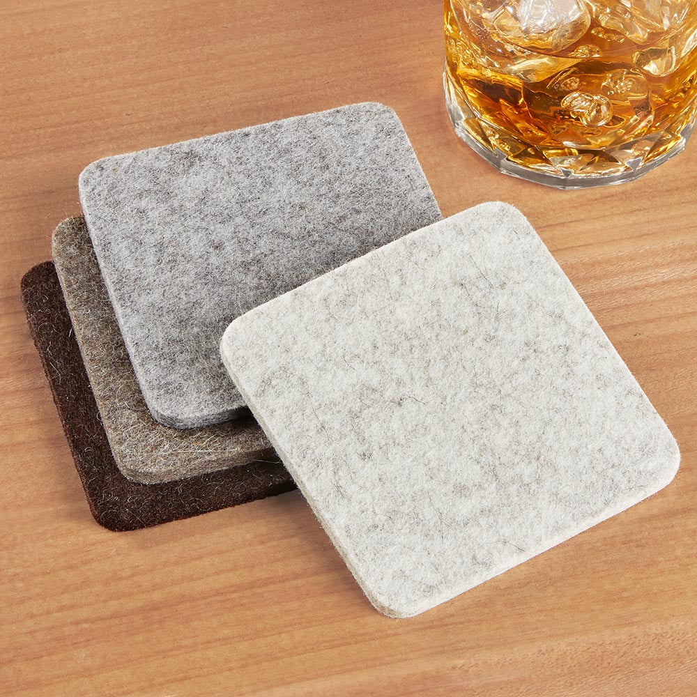 Graf Lantz Bierfilzl Square Felt Coasters, Set of 4 - Image 2