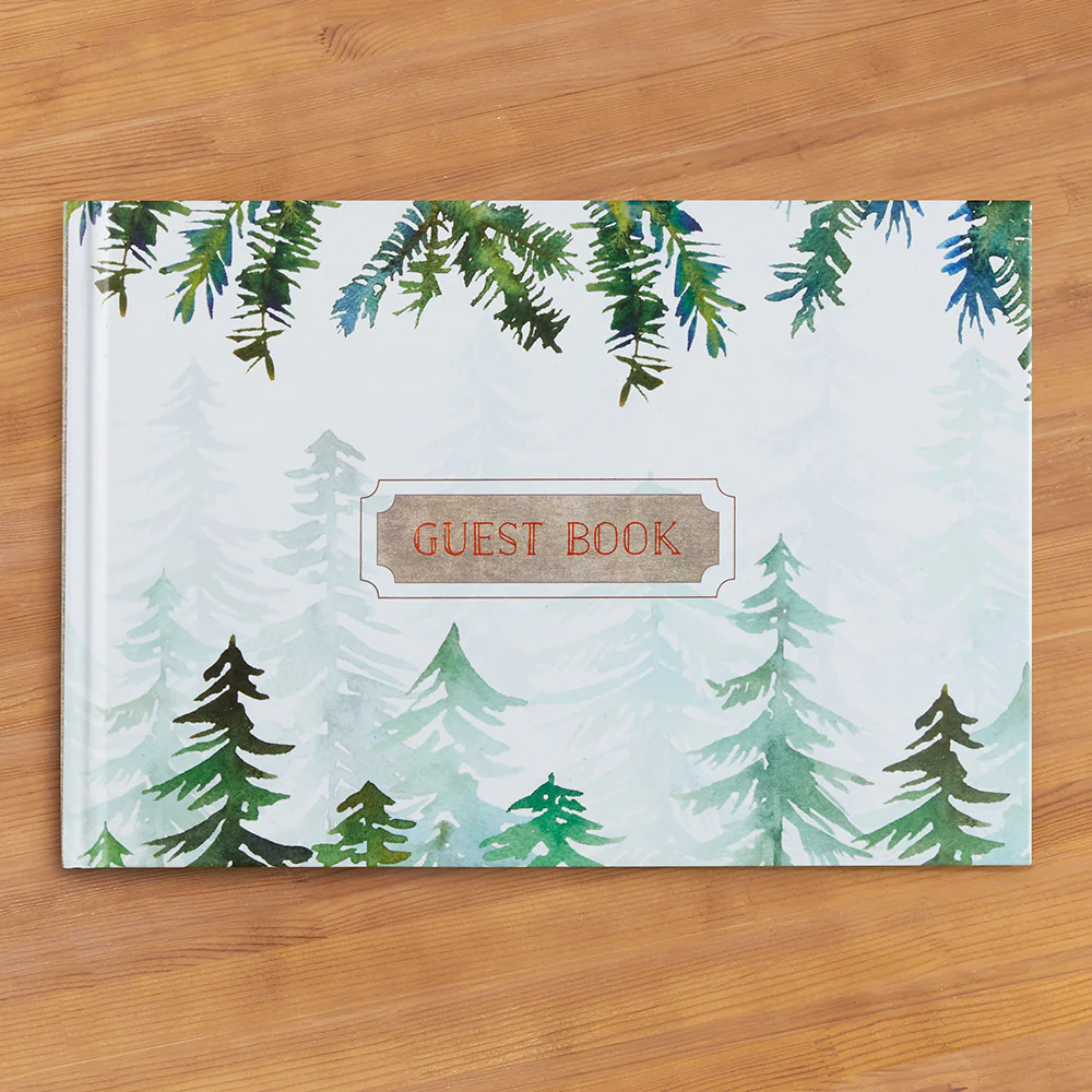 Guest Book, Rustic Cabin