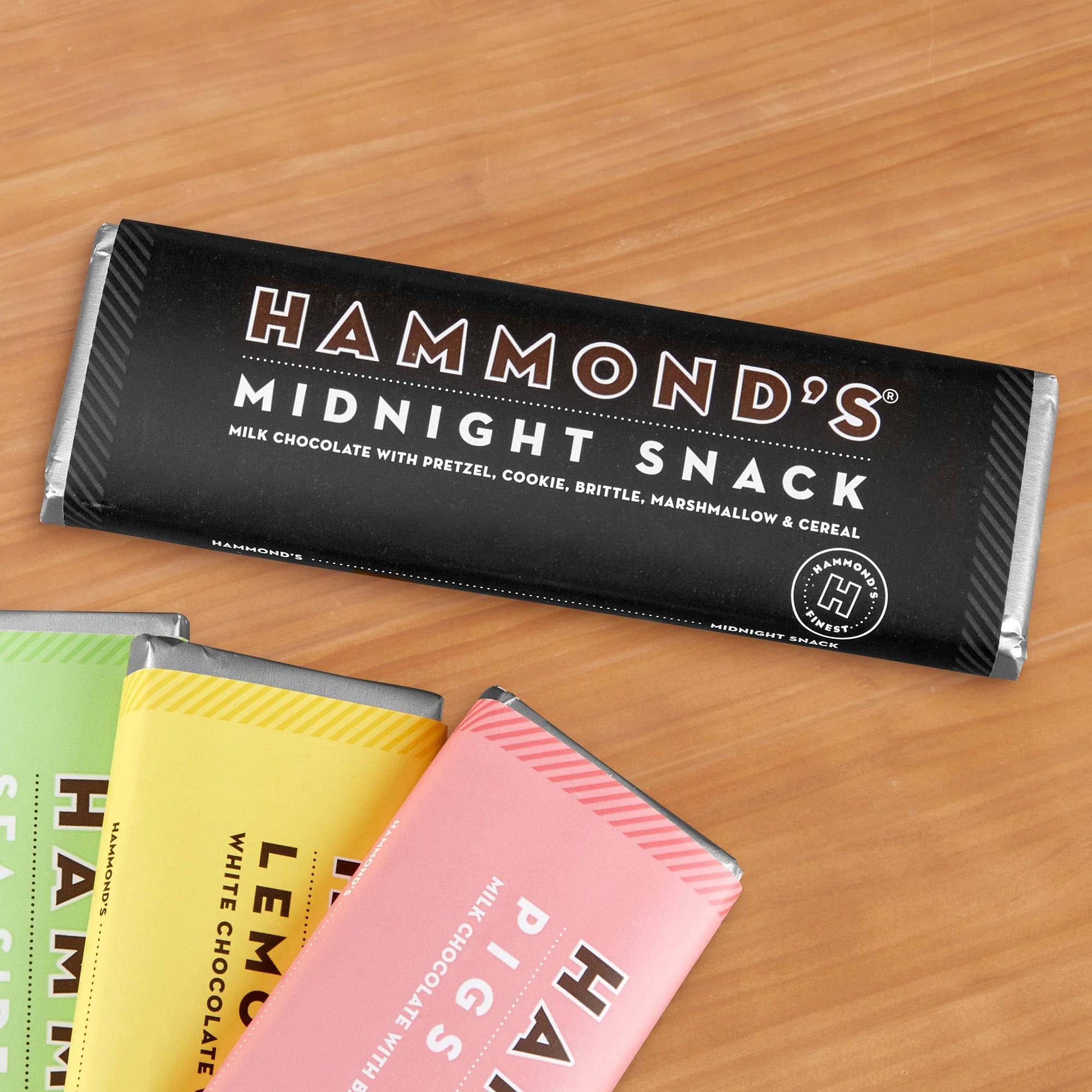 Hammond's Dark Chocolate Bar, Sea Side Caramel - Image 2