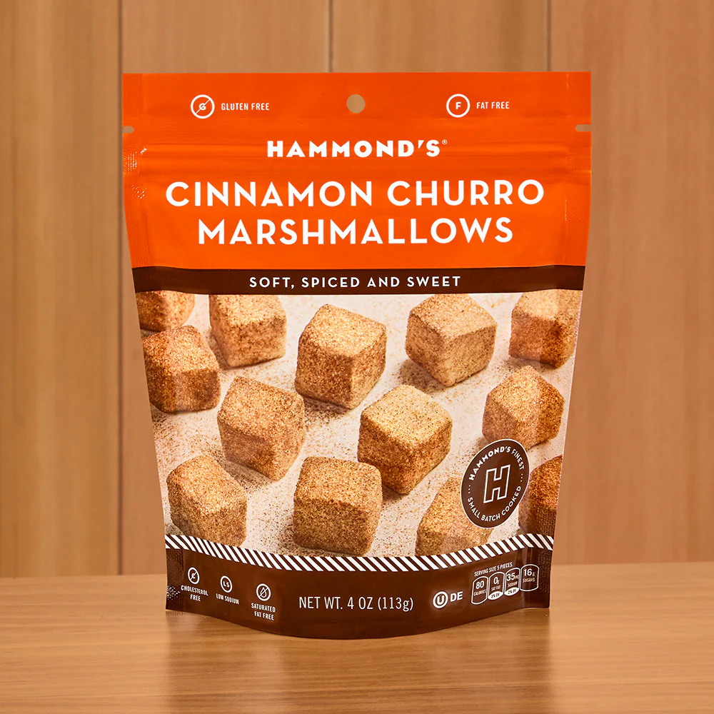 Hammond's Snacking Marshmallows, Cinnamon Churro