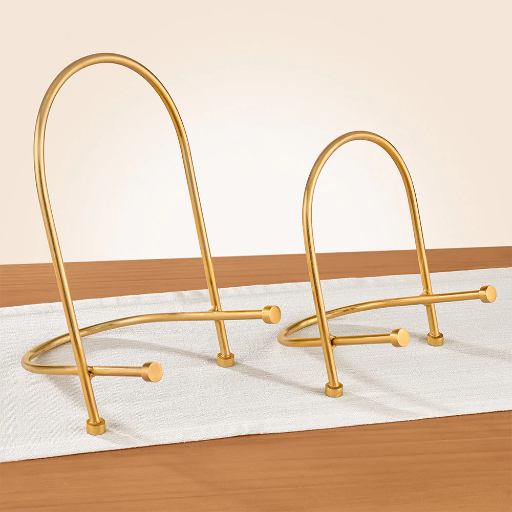 Hampton Gold Easel/Plate Stand