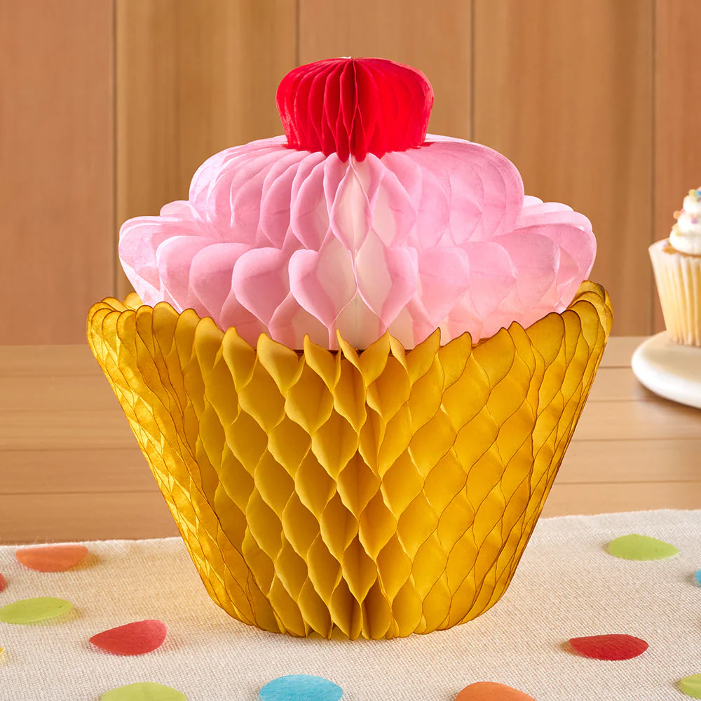 Hester & Cook Honeycomb Paper Party Decorations, Cupcakes - Image 3