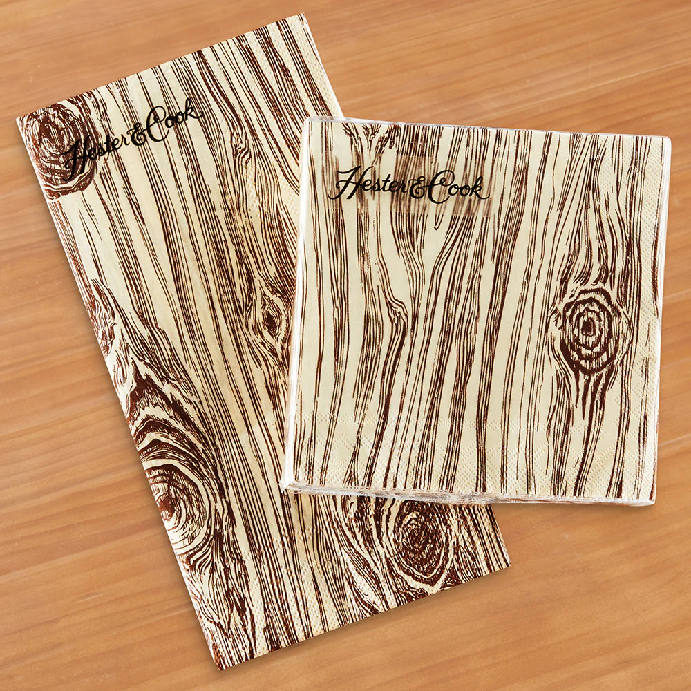 Hester & Cook Paper Napkins, Oak