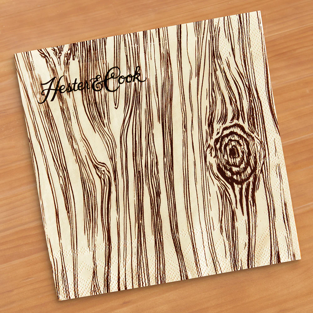 Hester & Cook Paper Napkins, Oak - Image 2