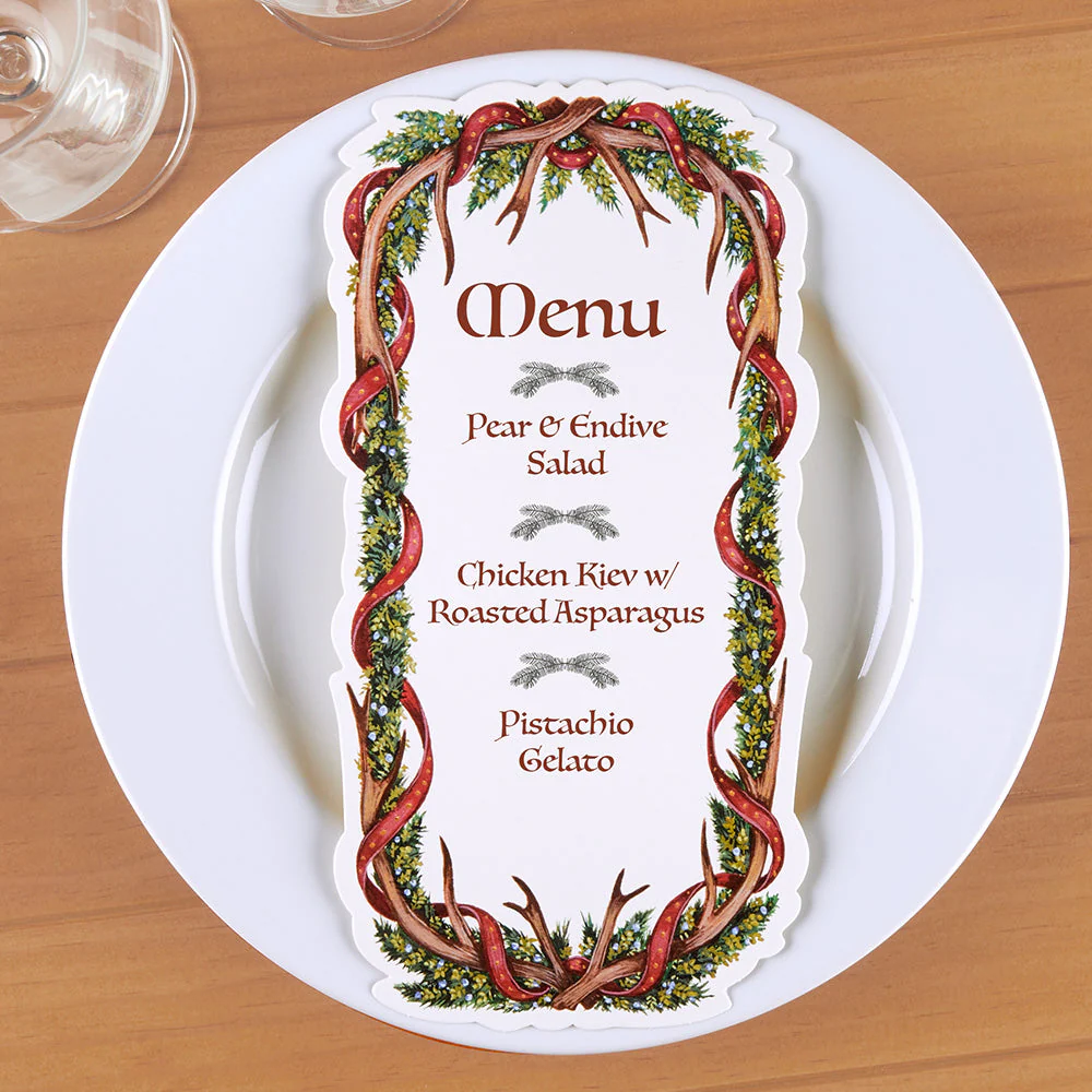 Hester & Cook Place Card Table Accents, Antler Garland - Image 2