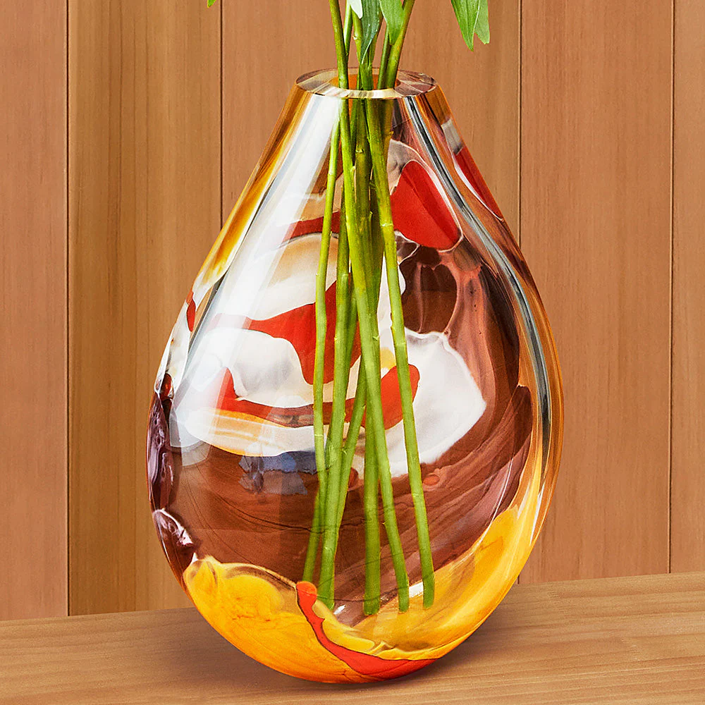 "Homage" Art Glass Vase by Randi Solin - Image 2