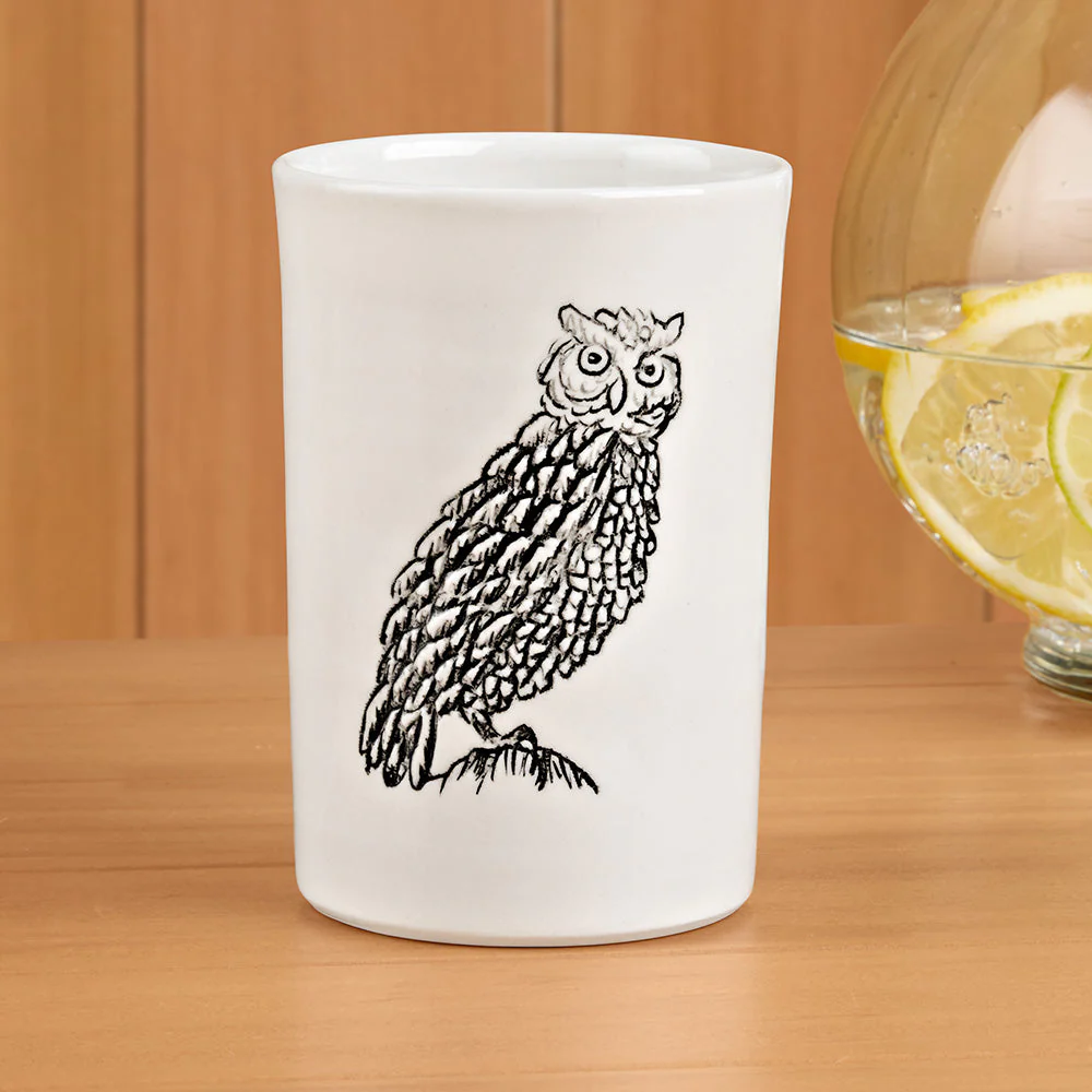 Hope + Mary Porcelain Woodland Animal Cup, Owl