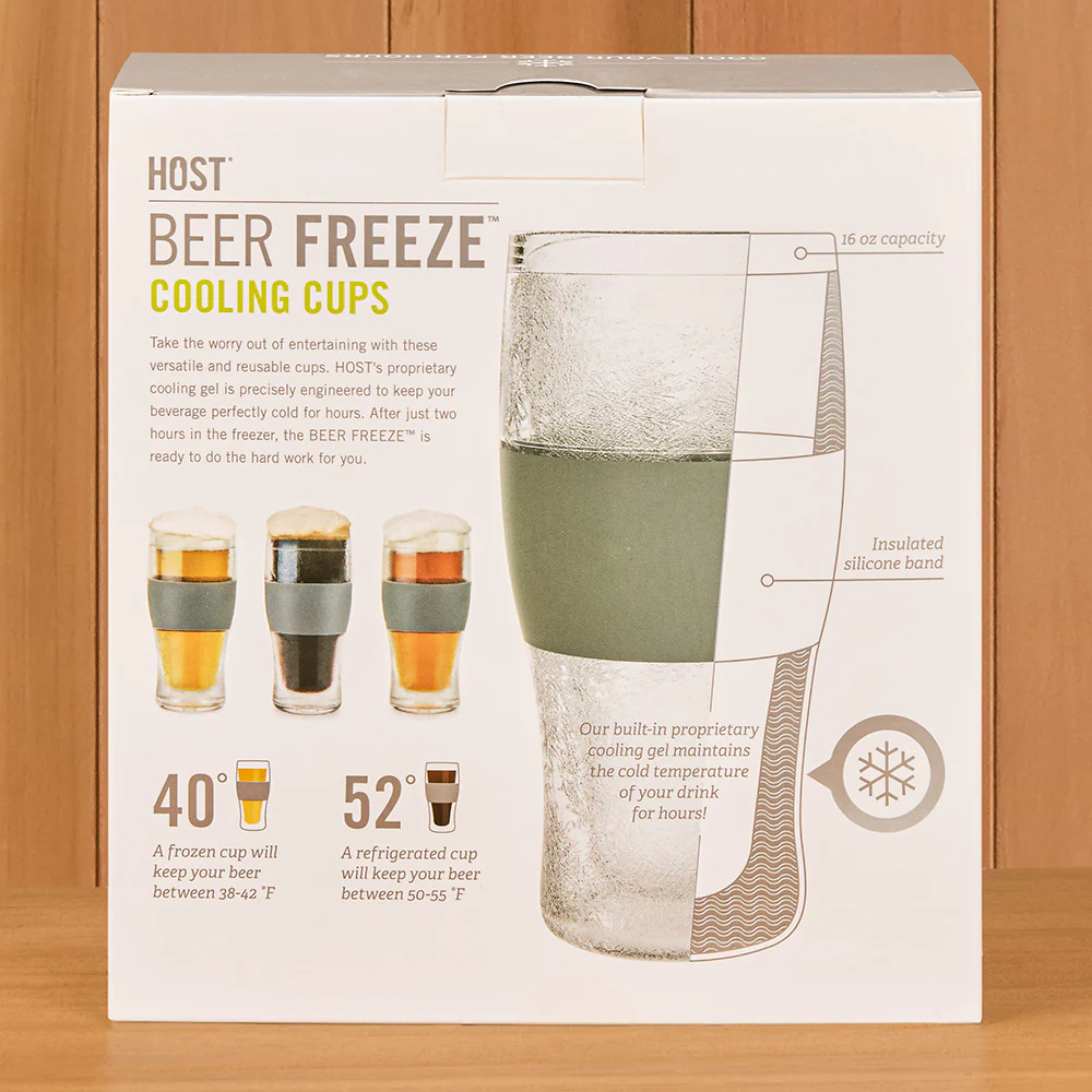 Host Beer FREEZE™ Cooling Cup Pint Glasses, Set of 2 - Image 3