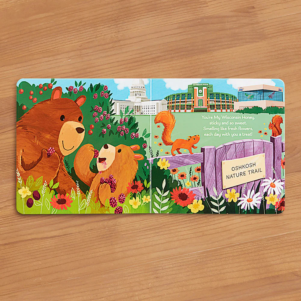"I Love You as Big as Wisconsin" Board Book by Rose Rossner - Image 2
