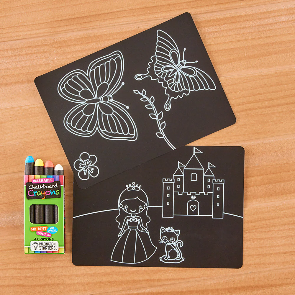 Imagination Starters Minimat Chalkboard Coloring Kits - Image 2