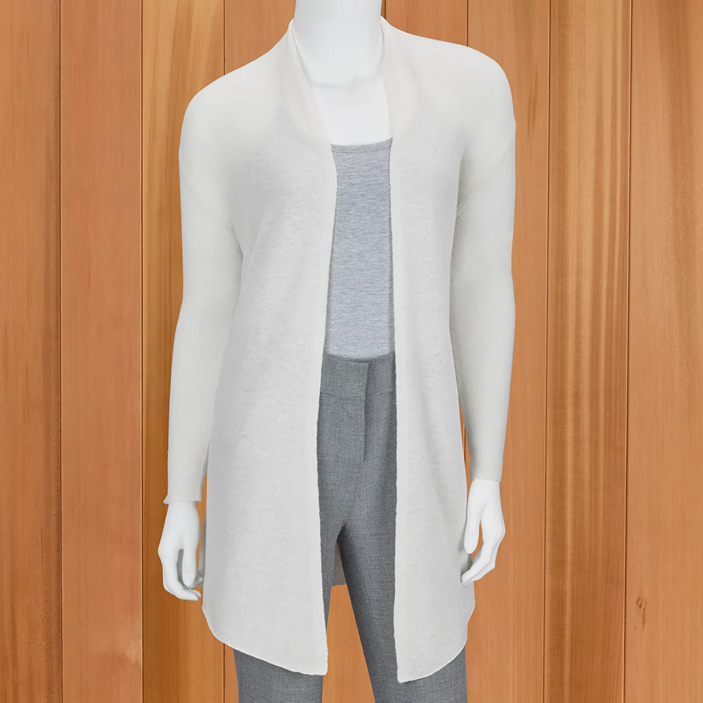 InCashmere Women's Open Drape Cardigan - Image 2