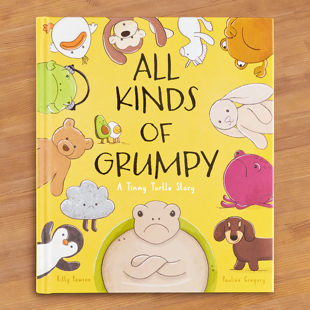 Jellycat "All Kinds of Grumpy" Children's Book by Kitty Pawson
