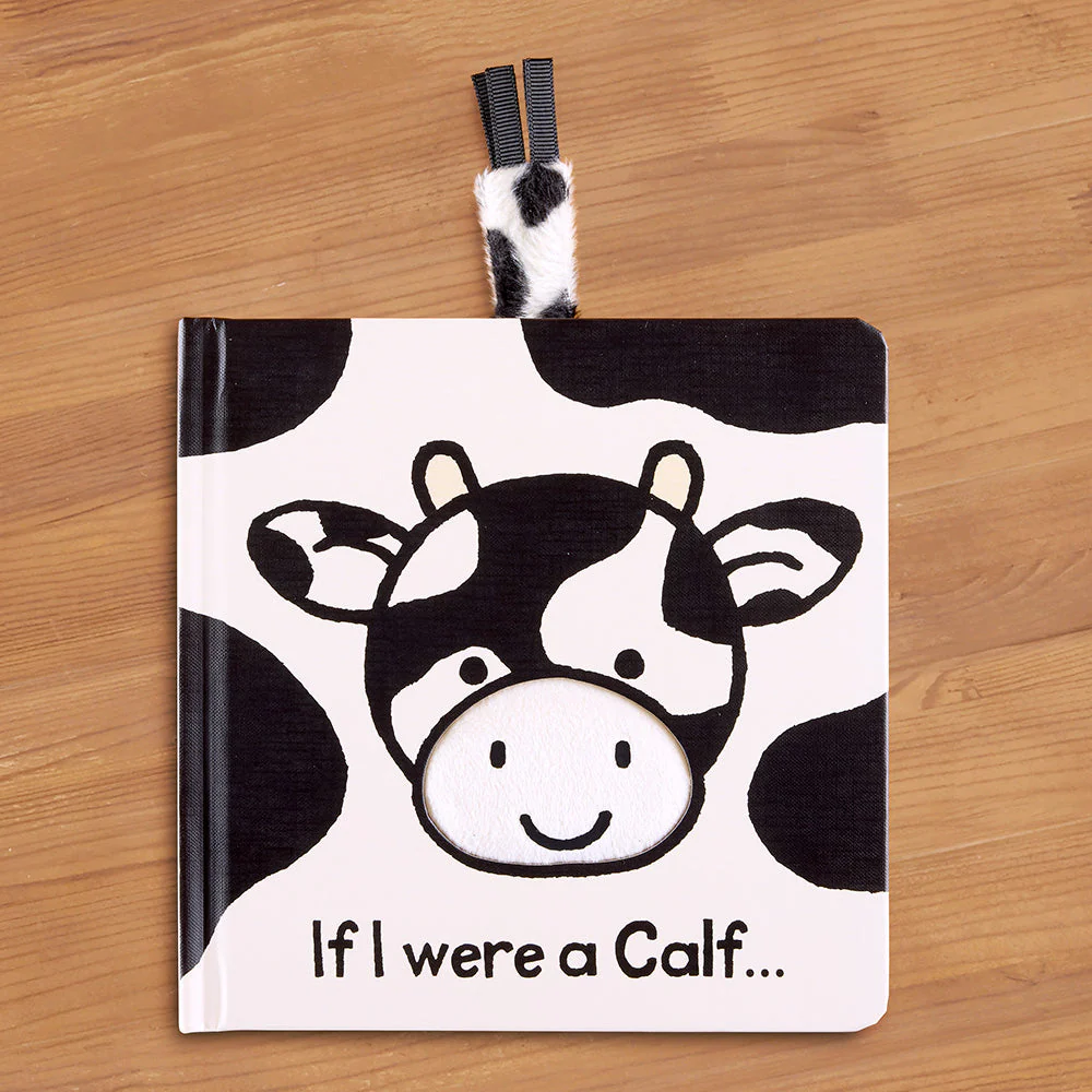 Jellycat "If I Were a Calf" Board Book by Millicent Venton