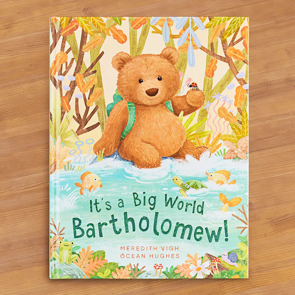 Jellycat "It's a Big World Bartholomew" Children's Book by Meredith Vigh