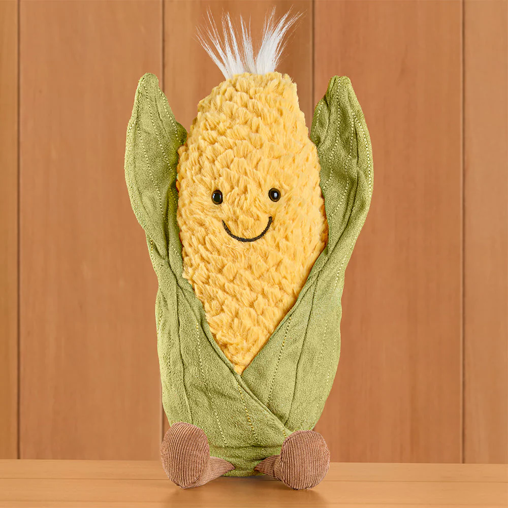 Jellycat Stuffed Animal Plush Toy, Amuseables Sweetcorn