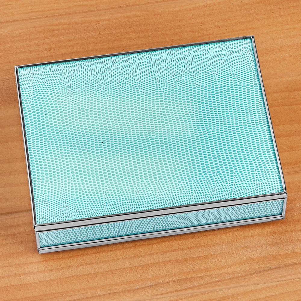 JM Piers 2-Deck Leather Playing Card Boxes - Image 2