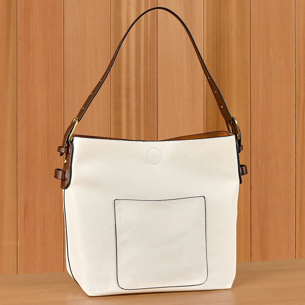 Joy Susan Vegan Leather Classic Hobo 2-in-1 Handbag