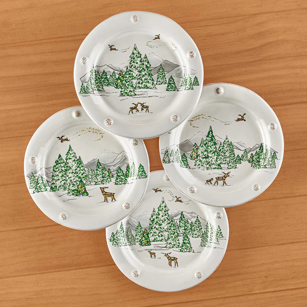 Juliska Berry & Thread North Pole Appetizer Plate Set - Image 2