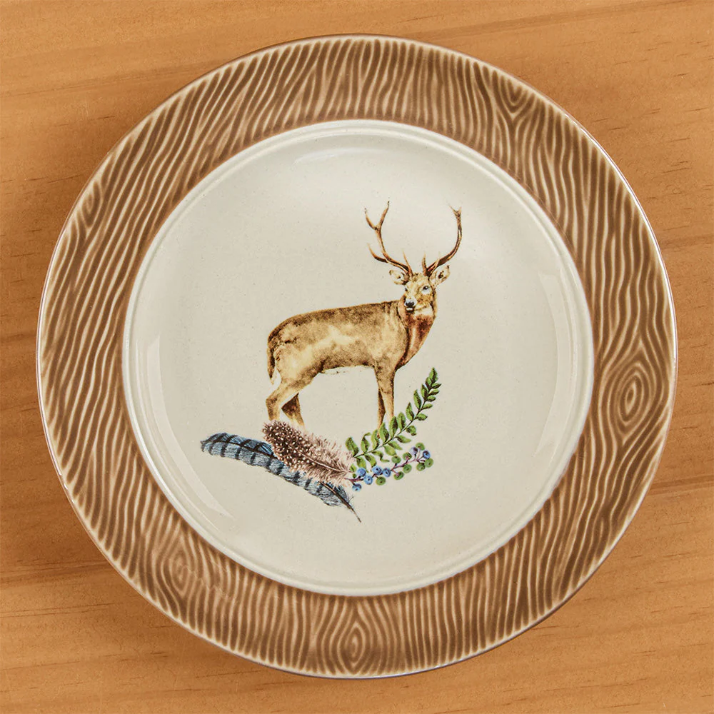 Juliska Forest Walk Appetizer Plate, Stag - Image 2