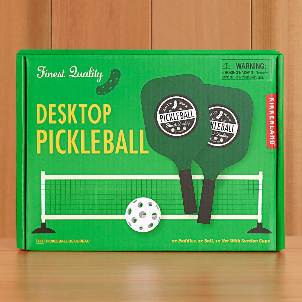 Kikkerland Desktop Pickleball