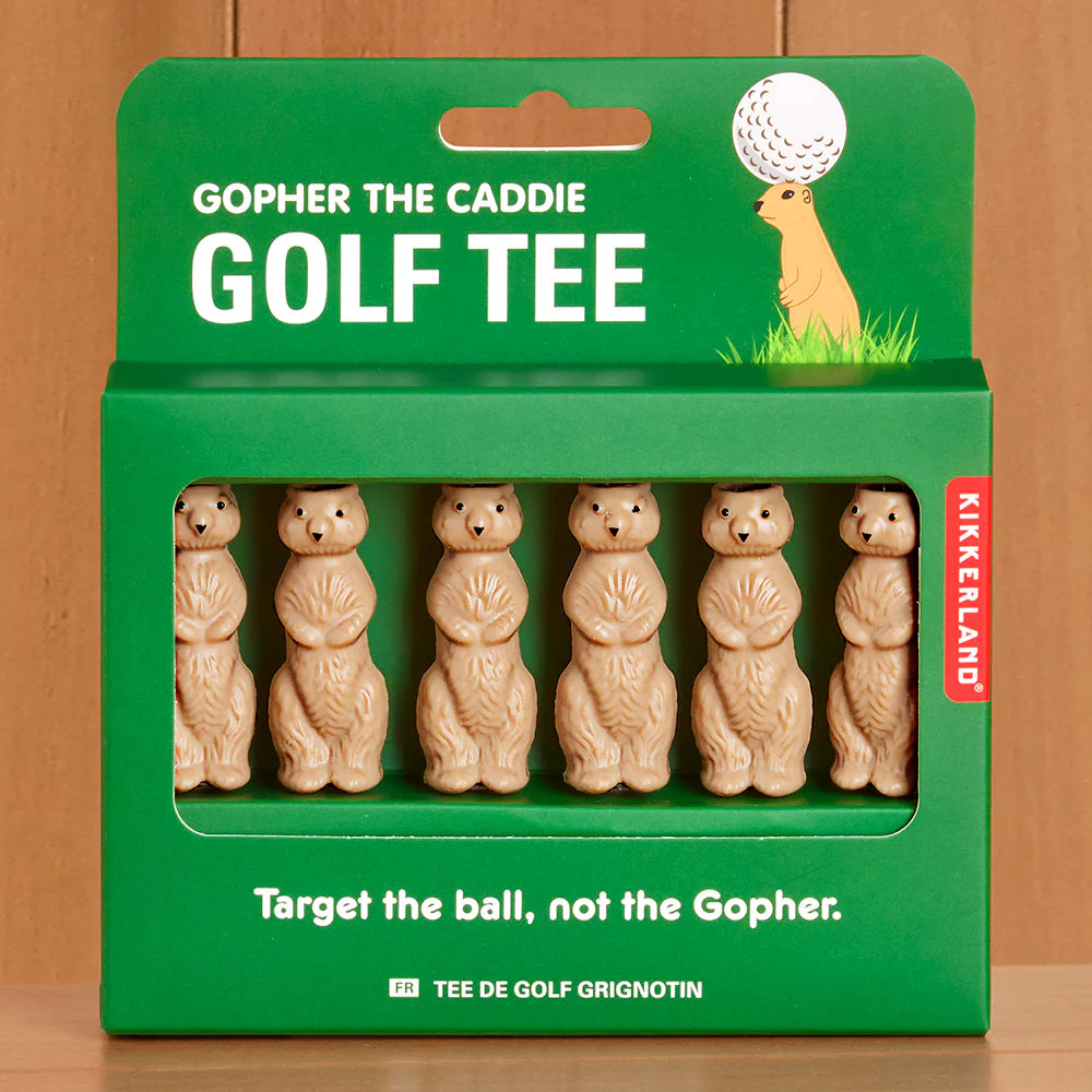 Kikkerland Gopher Golf Tees - Image 2