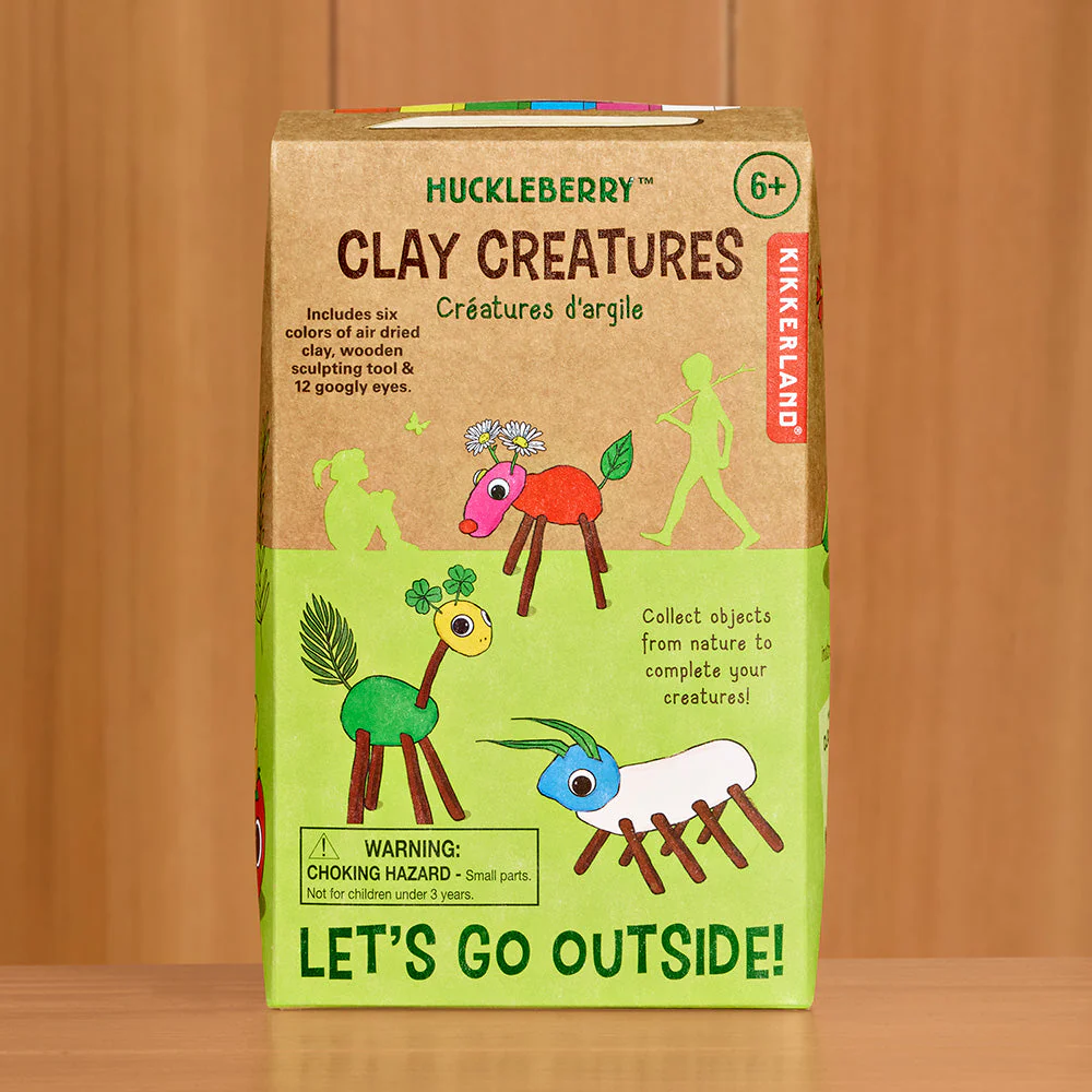 Kikkerland Huckleberry Clay Creatures Activity Kit