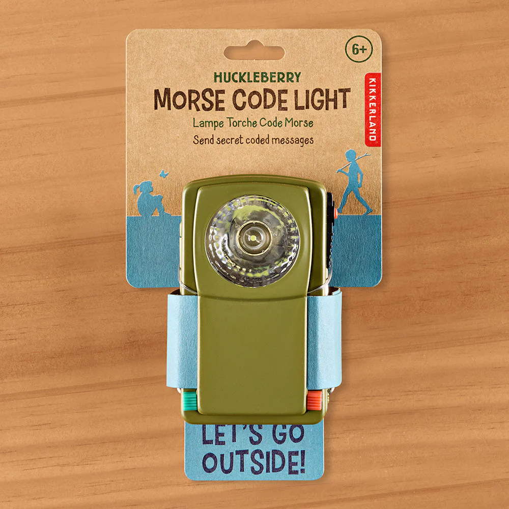 Kikkerland Huckleberry Morse Code Light