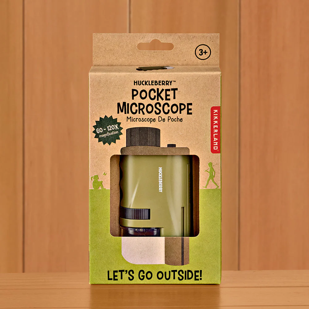 Kikkerland Huckleberry Pocket Microscope - Image 2