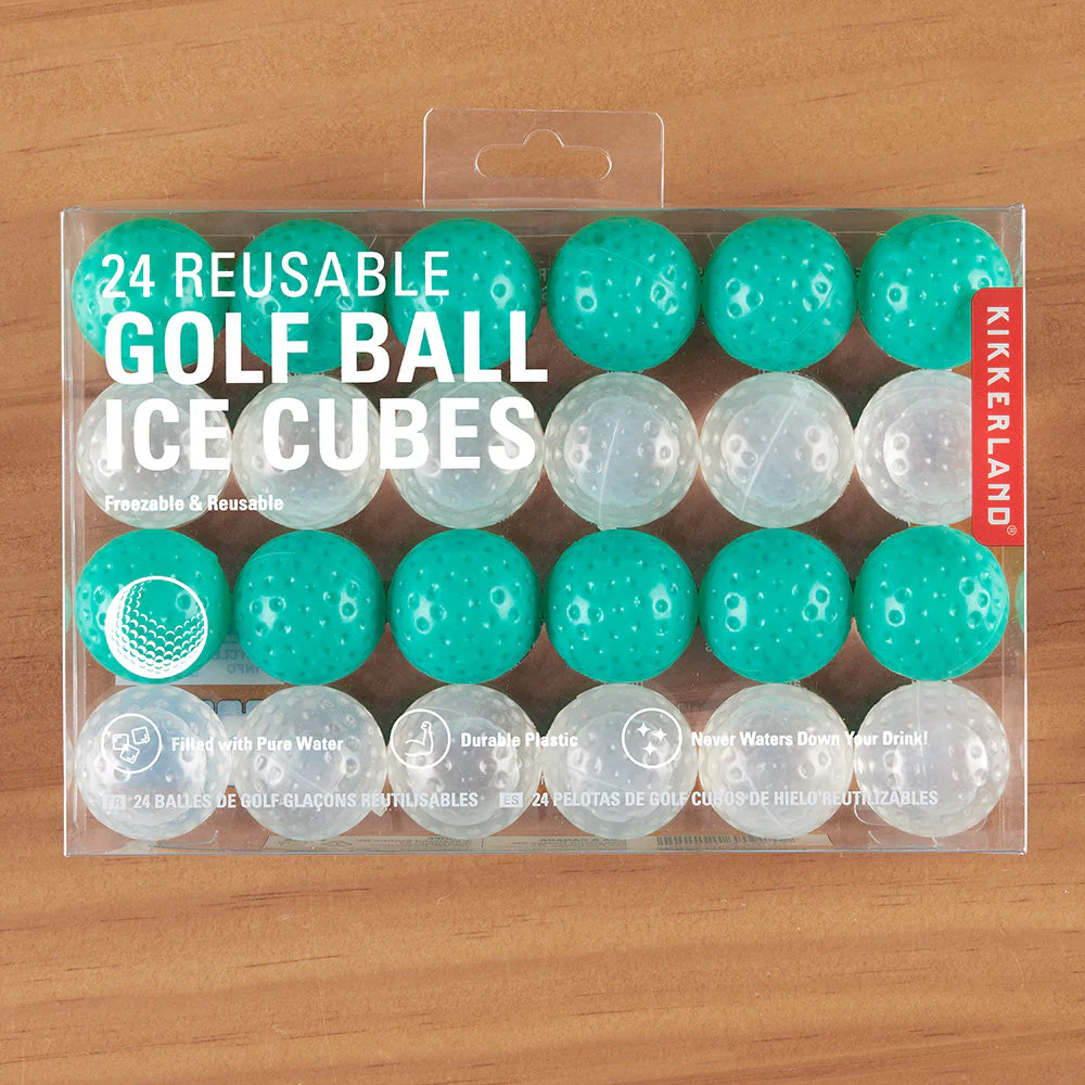 Kikkerland Reusable Golf Ball Ice Cubes - Image 2
