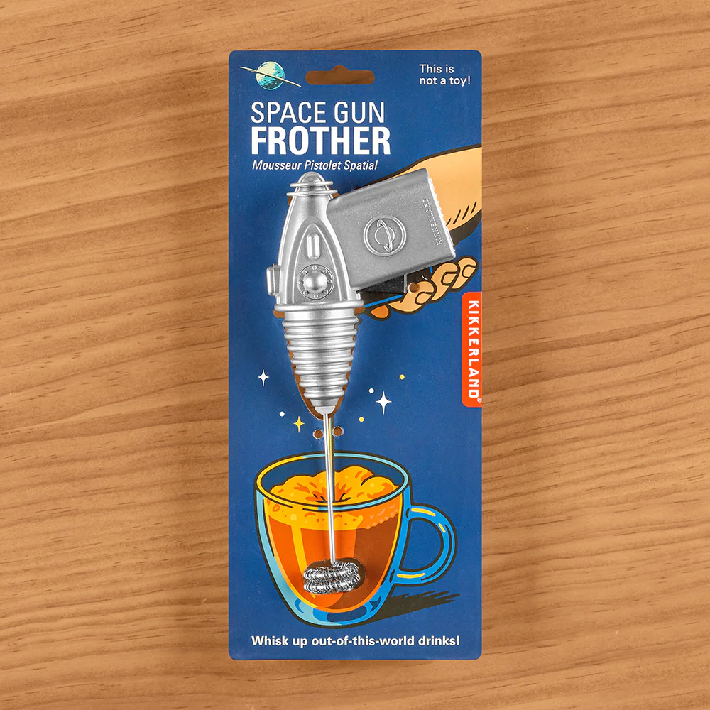 Kikkerland Space Gun Frother