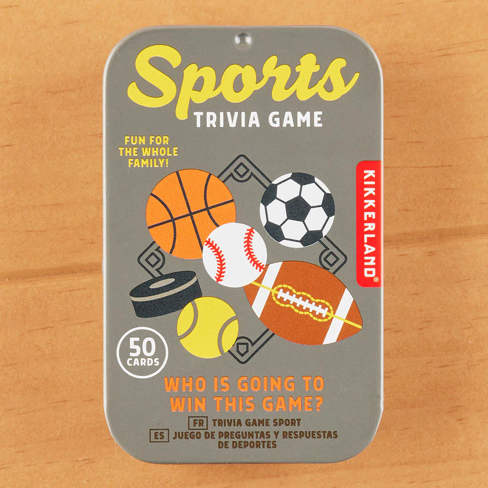 Kikkerland Sports Trivia Game
