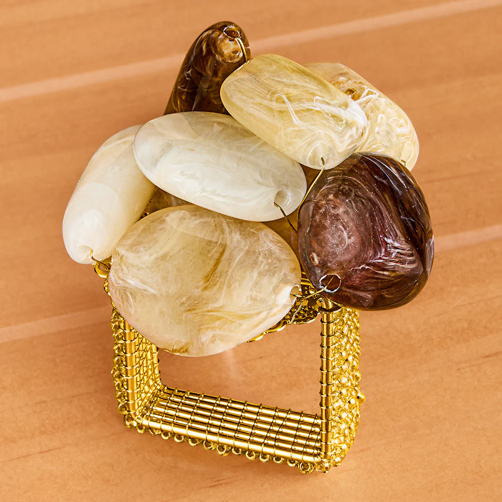 Kim Seybert Sea Stone Napkin Ring - Image 2