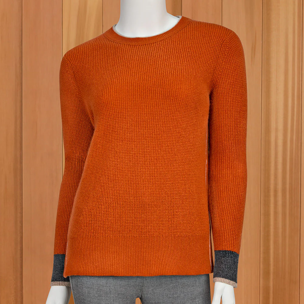 Kinross Color-Tipped Thermal Sweater - Image 3