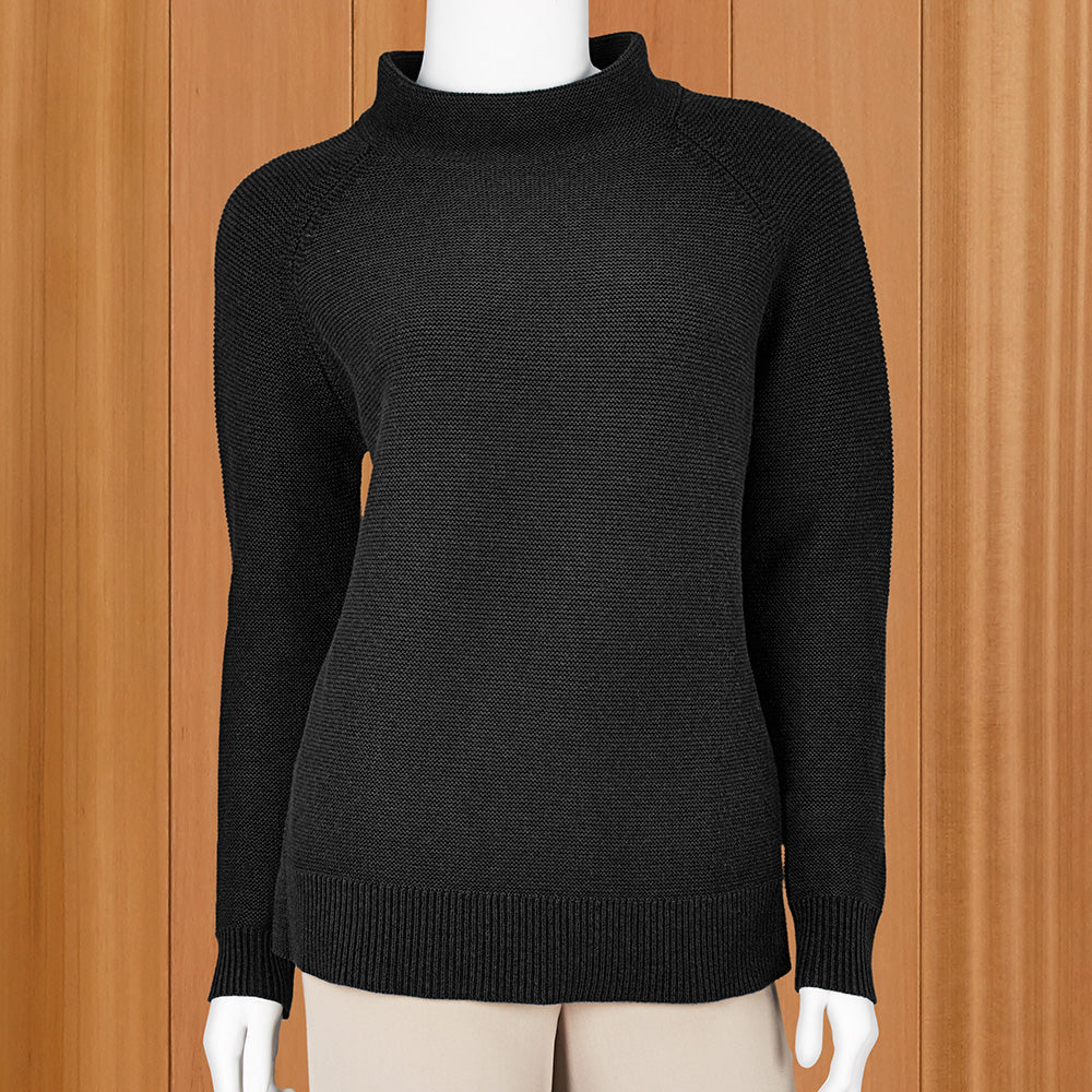 Kinross Women's Garter Funnel Sweater - Image 2