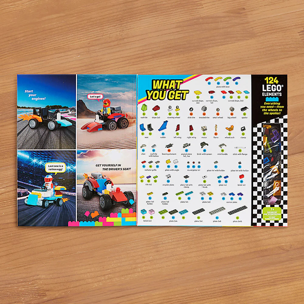 Klutz LEGO Race Cars Book & Activity Kit - Image 2