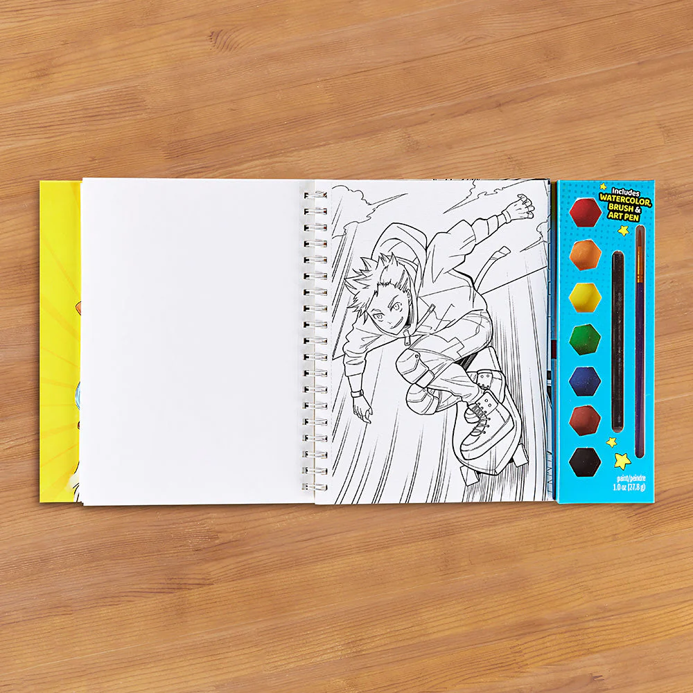 Klutz Manga Art Class Book & Watercolor Kit - Image 2
