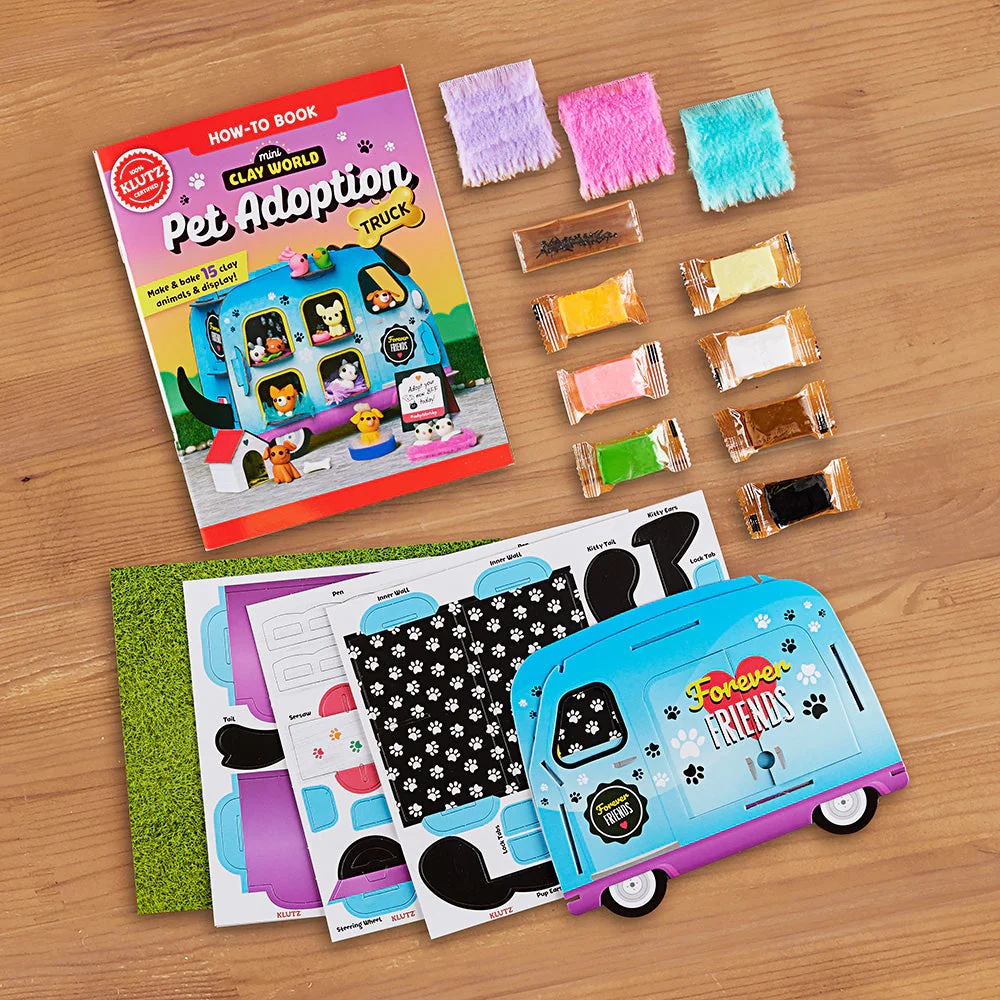Klutz Mini Clay World Pet Adoption Truck Sculpting Kit - Image 2