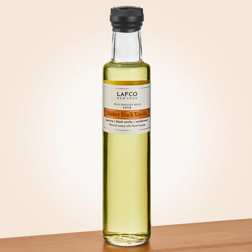 LAFCO Fragrance Diffuser Refill, Amber Black Vanilla "Foyer " - 8.4 oz