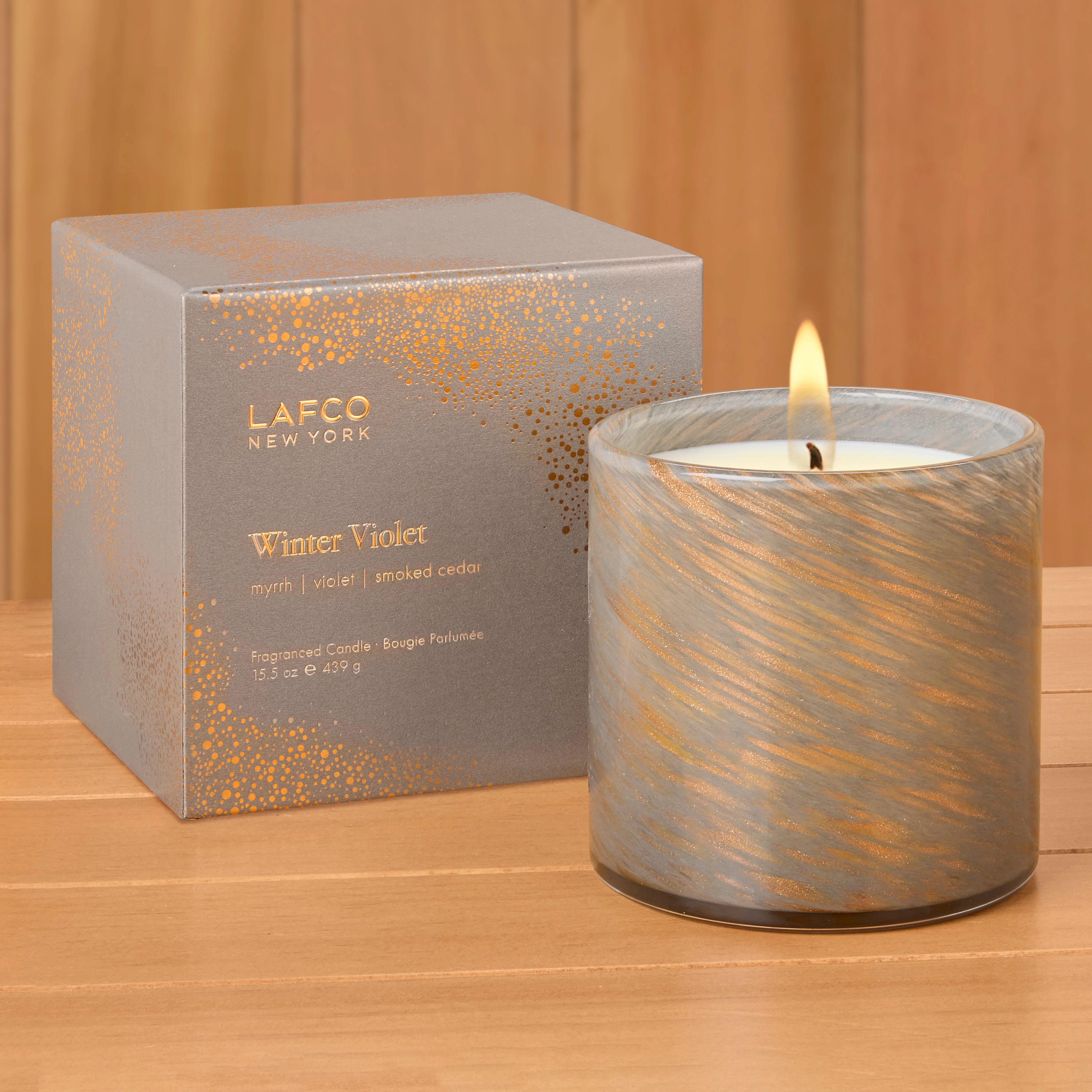 LAFCO Holiday Candle, Winter Violet – 15.5 oz - Image 2