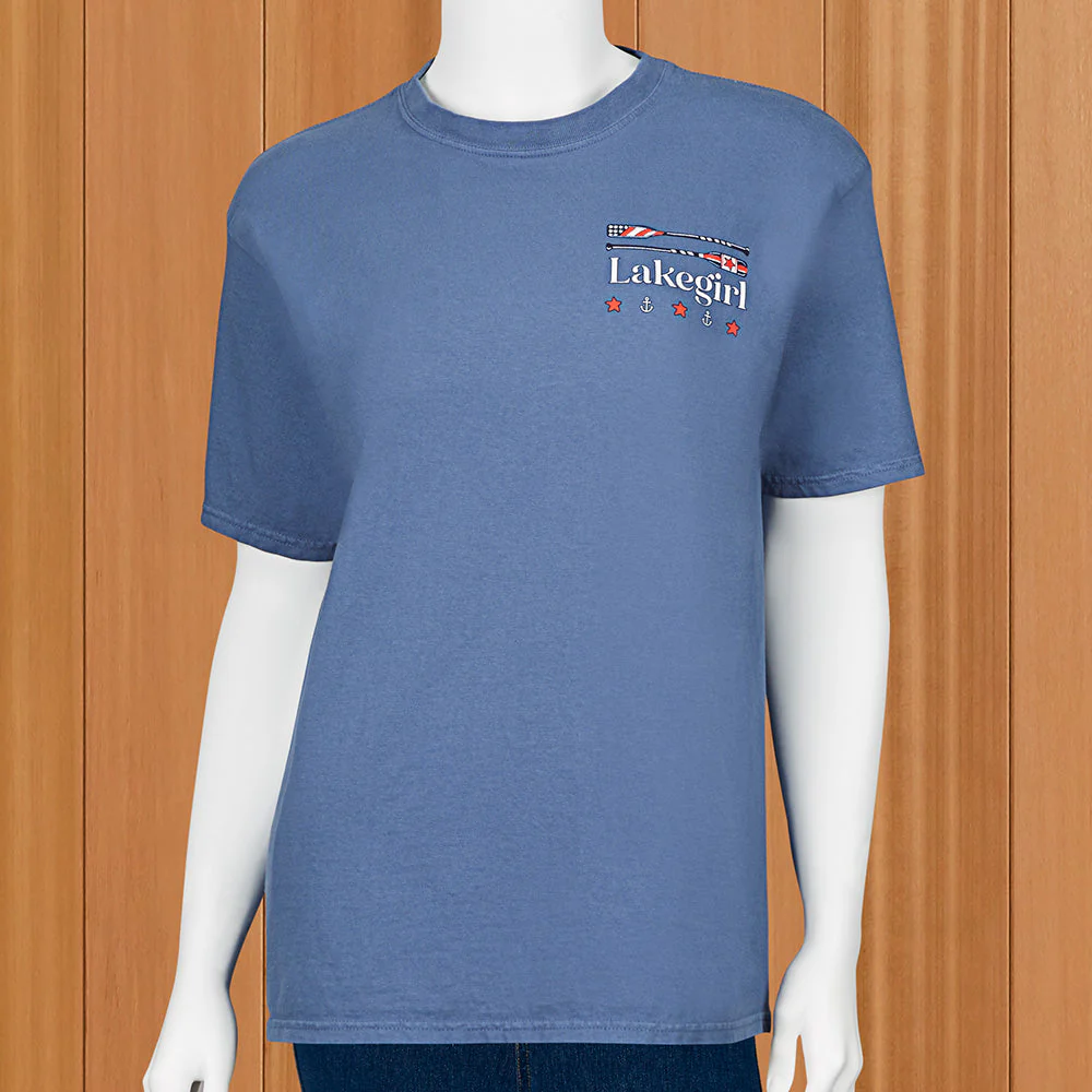 Lakegirl Women's Americana Paddles Tee - Image 2