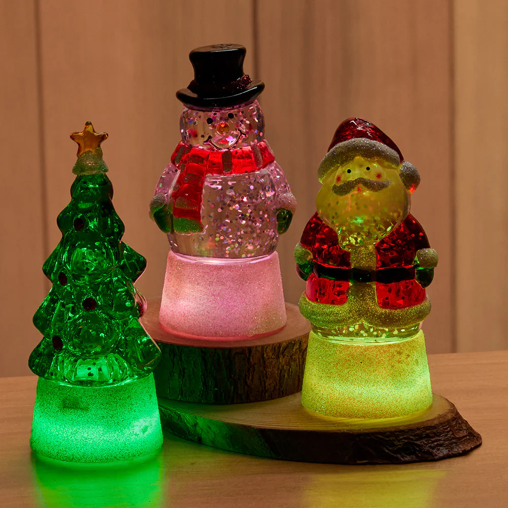 LED Snow Globe Figurines - Image 2