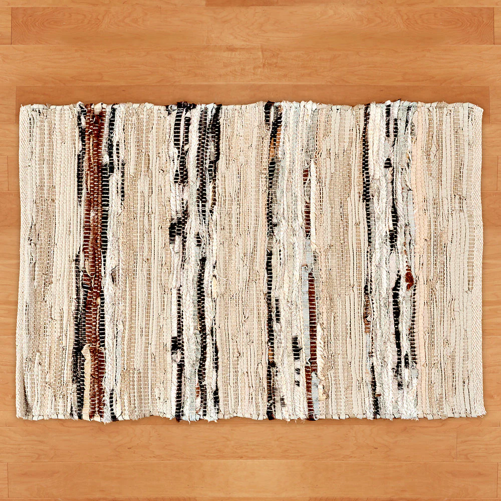 Lexington Stripe 2' x 3' Woven Chindi Rug