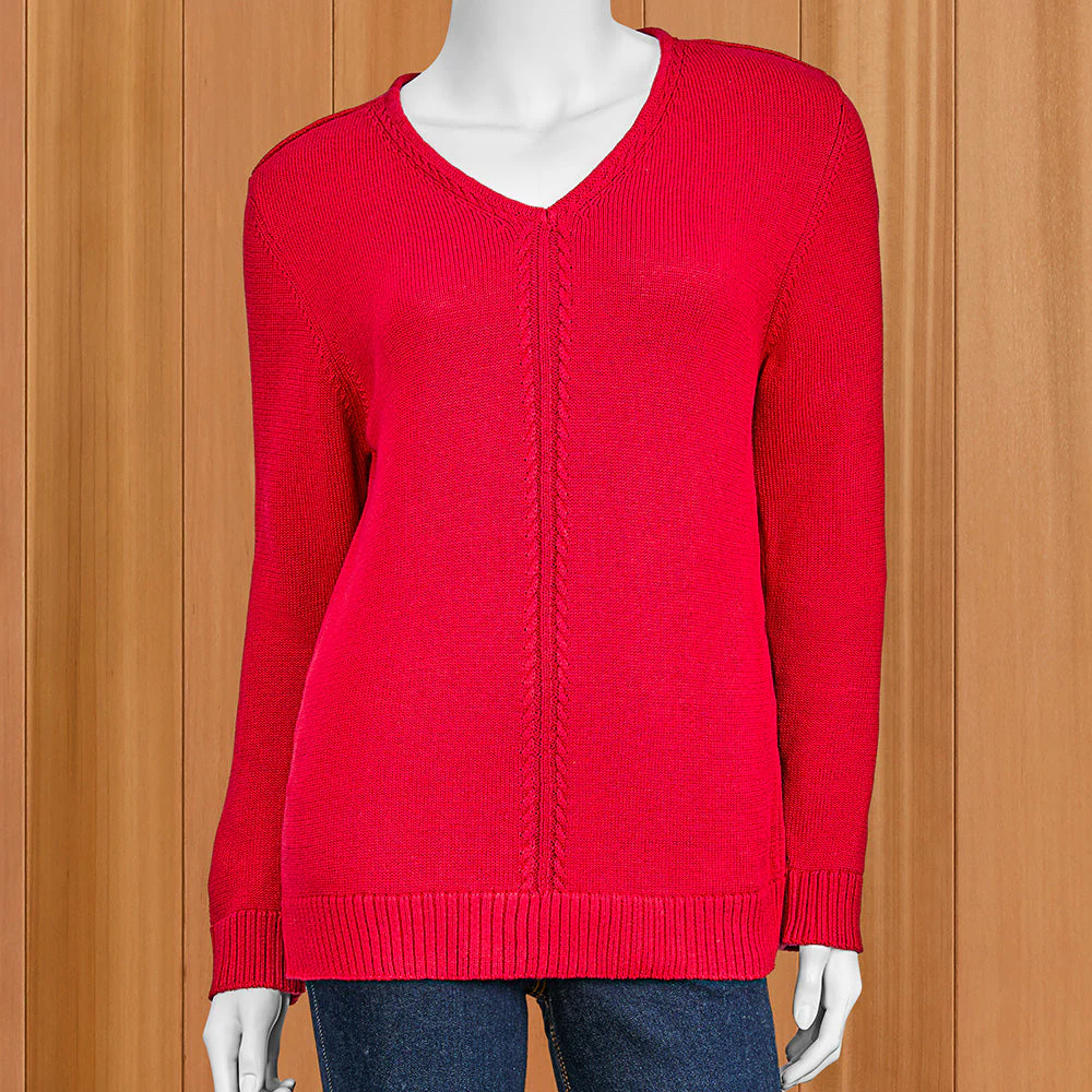Lulu-B Lightweight Tiny-Twist Cable Sweater - Image 2