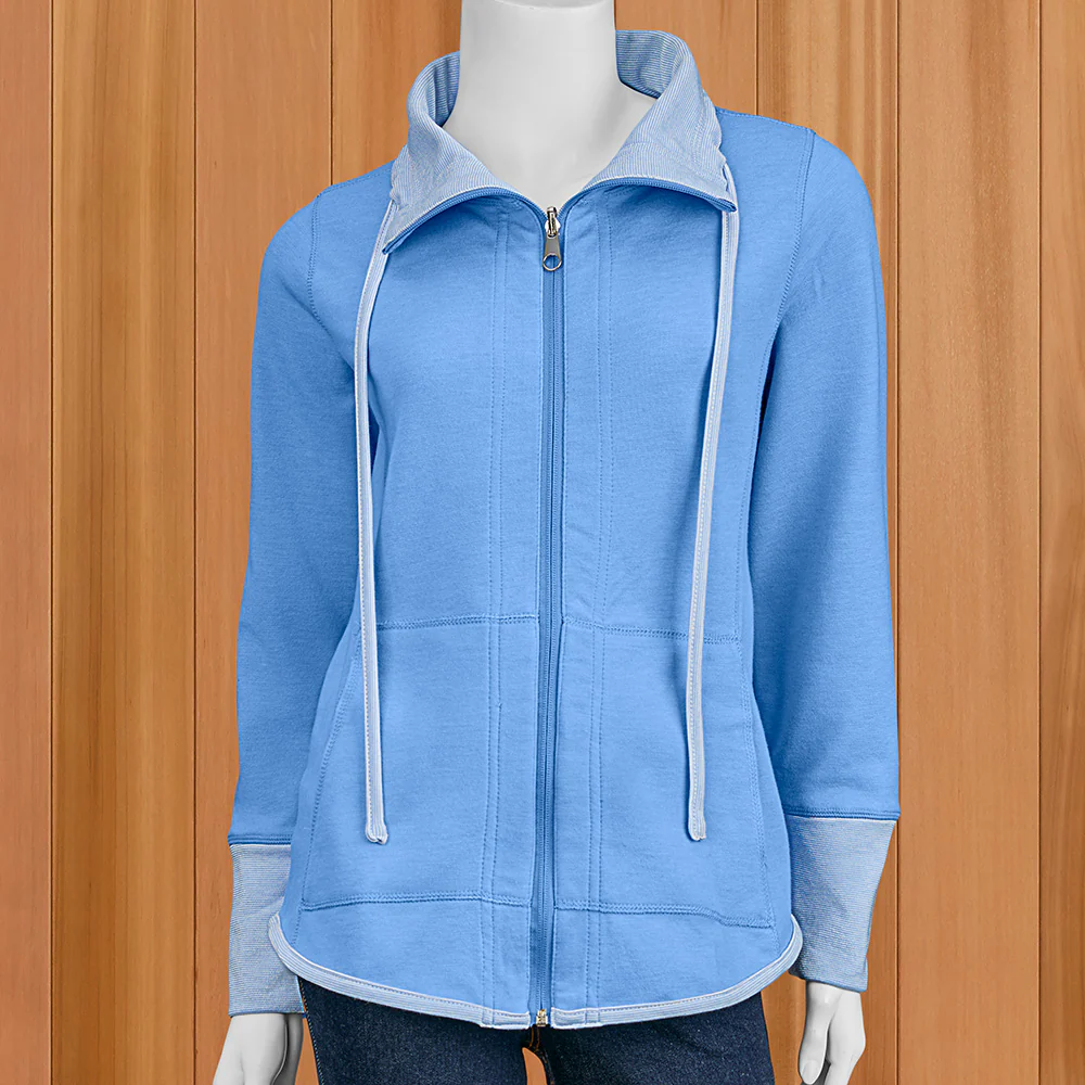 Lulu-B Mini-Stripe Reversible Jacket - Image 5