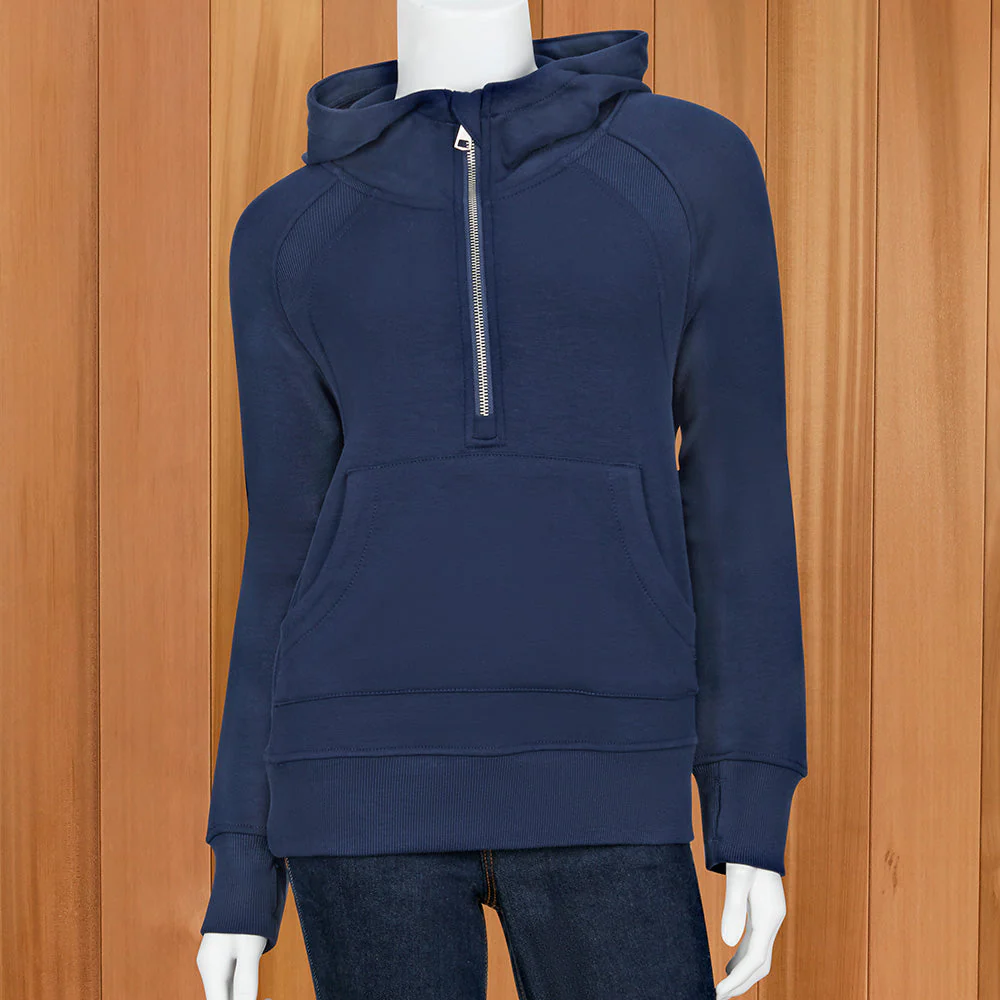 Lulu-B Scuba Kangaroo Pocket Pullover Hoodie - Image 3