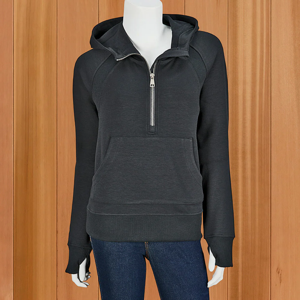 Lulu-B Scuba Kangaroo Pocket Pullover Hoodie - Image 4