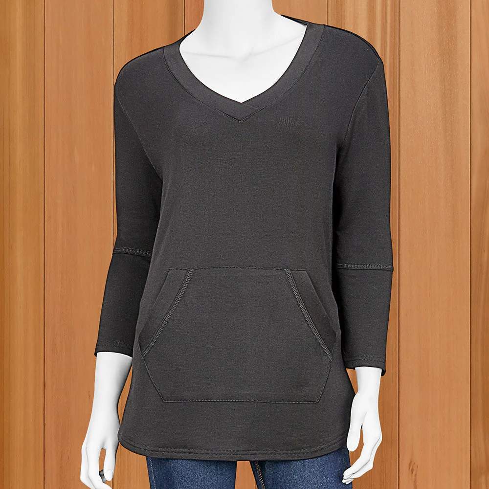 Lulu-B Super-Soft Kangaroo Pocket Pullover - Image 3
