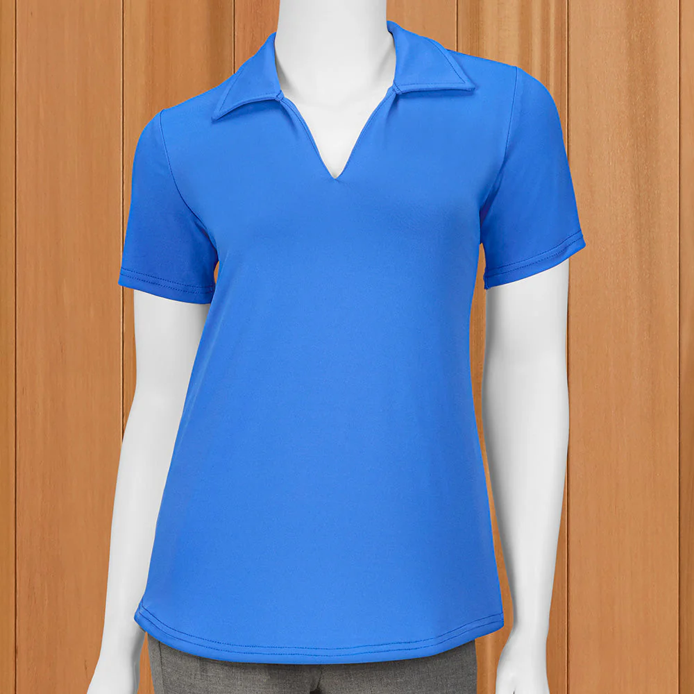 Lulu-B Women's Collared Sun Protection Tee - Image 2