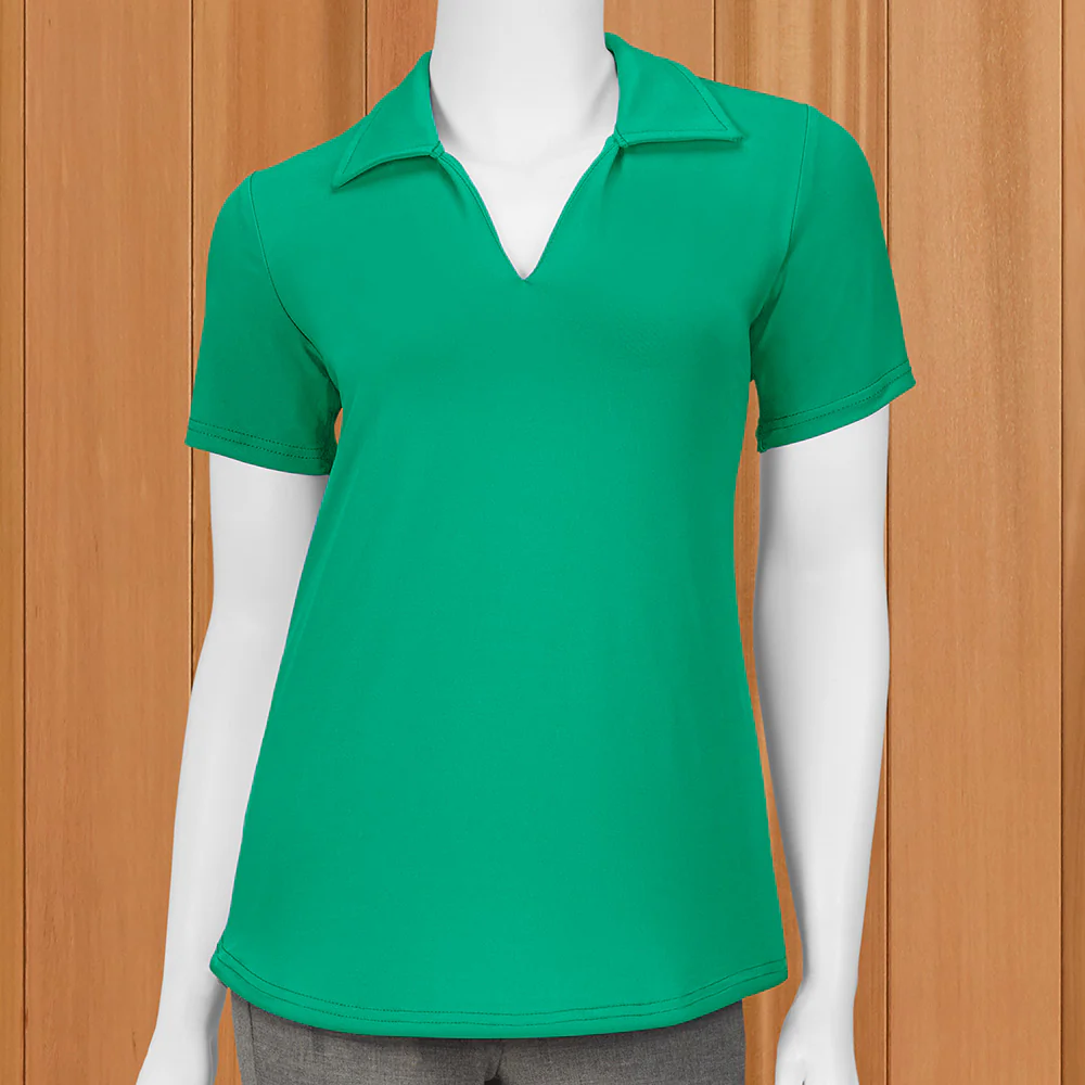 Lulu-B Women's Collared Sun Protection Tee - Image 3