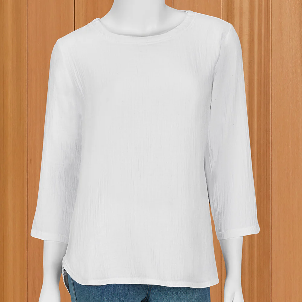 LuLu-B Women's Lightweight Gauze Top - Image 2